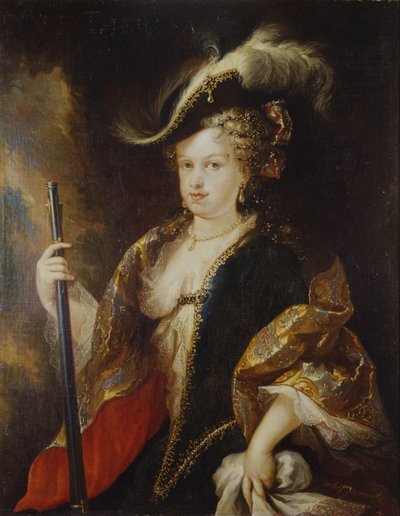 Maria Luisa Gabriela of Savoy, Huntress by Miguel Jacinto Meléndez